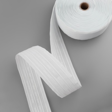 The curtain tape is classic, matte, 6 cm, 50 ± 1 m, white color-4