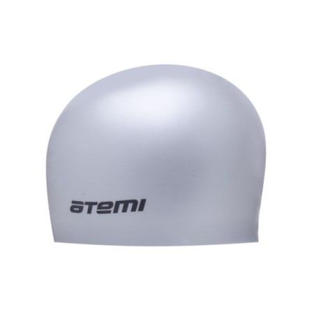 ATEMI SC109 swimming cap, silicone, silver color-1