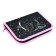 Penal 1 section 130 x 190 mm, Hatber "Constellation Cat", laminated cardboard, black/pink (volumetric 3D risun) NPN_44031