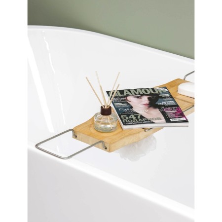 Savanna SPA bathroom shelf, 74-95 × 20.3 × 2.5 cm, bamboo-9