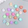 Beads for PVC "English alphabet on a circle" Color set 20 pcs 1x1x1 cm