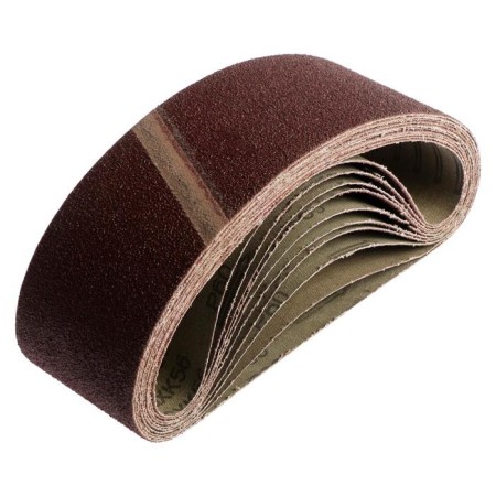 The tape is abrasive endless tundra, on a fabric base, 75 x 533 mm, P60, 10 pcs.