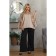 Female suit, size 48, beige color