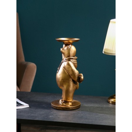 Steam for the little things "Bear", polystone, 45 cm, color gold-3