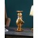 Steam for the little things "Bear", polystone, 45 cm, color gold