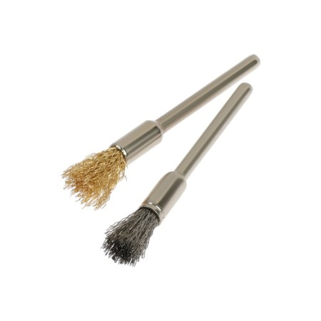 A set of metal brushes for a tundra engraver, a shank 3 mm, 44 pcs.-4
