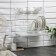 Dishes for dishes with a pallet 2-tier, table-mounted, 39.5 × 25 × 38 cm, white color