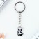 A keychain for children's, metal "Panda", 7 x 1.4 cm