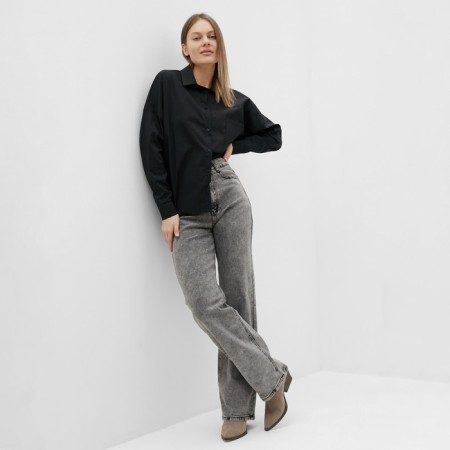 Female jeans, gray color, size 26 (42)-1