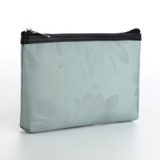 Косметичка простая Шарм, 20*3*12, отд на молнии, зеленый