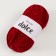 Yarn "Dolce" 100% micropoliester 120m/100g (752 burgundy)