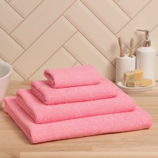 Terry towel economy and I 50*90 cm, col. Pink, 100% cotton, 350 g/m2