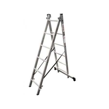 Staircase "New Height", aluminum, two -section, 2x6 steps