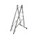 Staircase "New Height", aluminum, two -section, 2x6 steps