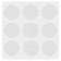 Adhesive circles bilateral, diameter 22 mm, acrylic base, 36 pcs., Brauberg