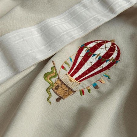 Set of curtains "Vine", size 2x145x280 cm, cream color-2