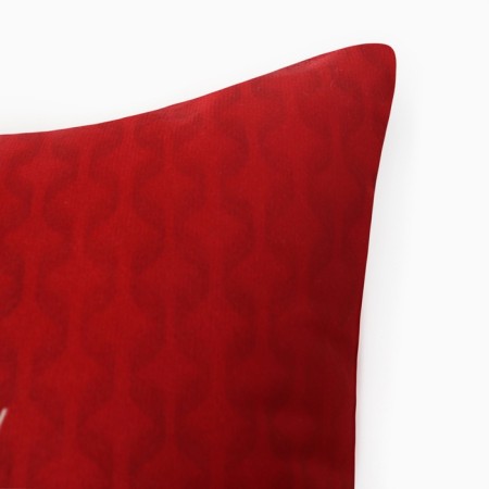 Ethel pillow "Let it be warm at home" 40x40 cm, 100% p/e, velor-1