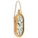 Watching clock, series: interior, "curtain", discrete move, 35 x 77 cm