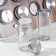 Speak for spices on the stand "Modern", 29 × 12 × 18.5 cm, capacity, 90 ml, 4 × 9.5 cm, 8 pcs