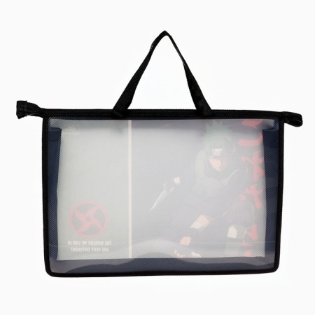 Folder with A4 handles, 335 x 235 x 55 mm, plastic, pens, Calligrata "Anime Fighter"-2