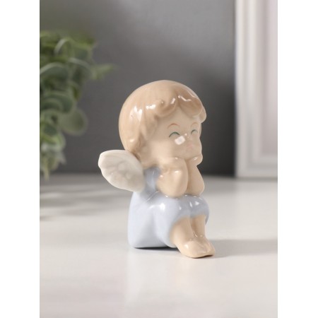 Souvenir Ceramics "Mylysh-Angel in Blue" 4.8x7x7 cm-1