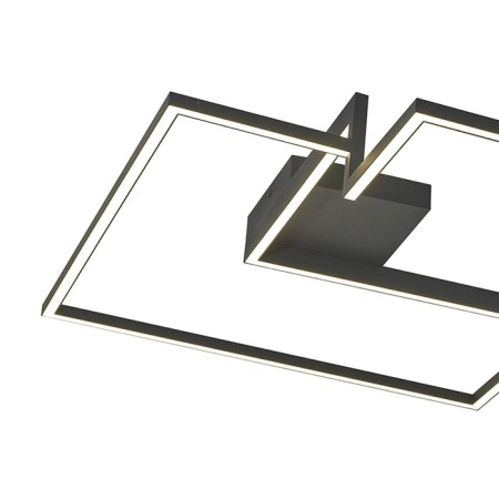 Ceiling Lamp Mantra Boutique, LED, 4250LM, 3000K, 820x820x159 mm, black color black-1