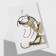 Set of earrings and FACT "Game", Color Gold