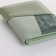 Women's wallet on the button, green color
