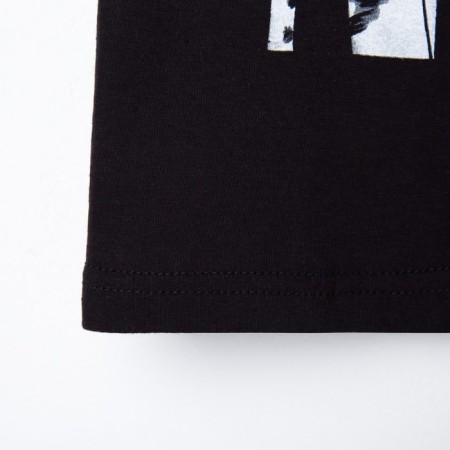 T -shirt Children's minku "Birch", Black color, height 116-11