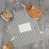 Apron of Dolyana "Triangles", gray color, 60 x 67 ± 4cm, 100%PE