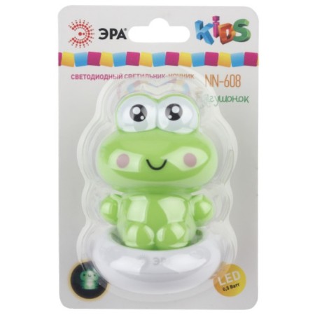 Non-light nightlight NN-608-SW-GR in a socket with a switch, color is green-9