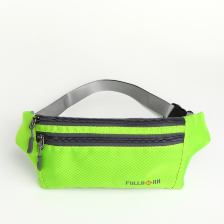 Board belt on lightning, 2 external pockets, green color-1