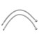 Accoona a94111 shell mixer, single -leaf, with nut, silumin, chrome
