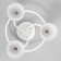 Rose chandelier 3x40W E27 white, gold 42x42x23cm