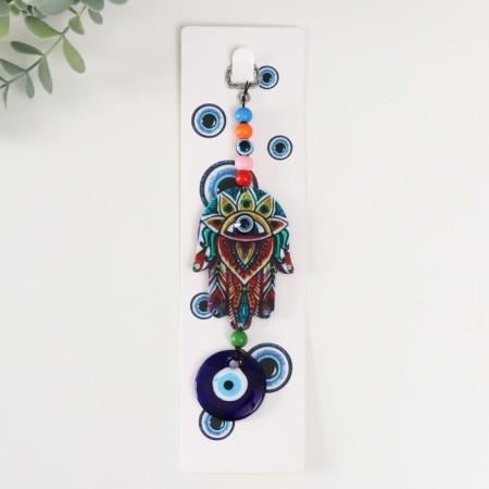 Suspension from the evil eye "Bright hand of Fatima" 21.5x6x0.5 cm-3
