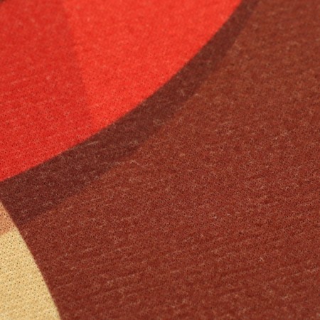 Animal rug, EVA+polyester, D = 60 cm. Yellow-4