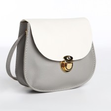 Baby bag on fasting, white/gray color