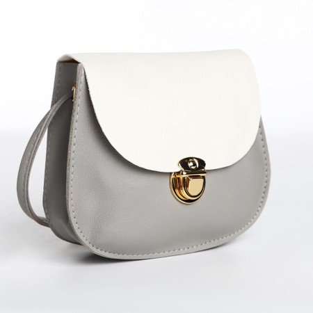 Baby bag on fasting, white/gray color