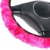 Torso steering wheel, fur, multi -size, pink