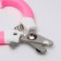 Clogging Set "Harmony": Claws (hole 8 mm) and a fever for claws, pink