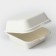 Lunch - boxing, box for bento -trap and burger, 15.2 × 15.2 × 8 cm, sugarcane, 50 pcs/units
