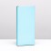 Gift box for tiles of chocolate, with a blue window, 17 x 8 x 1.4 cm