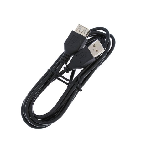 Garrison Darison cable GCC-USB2-amaf-1.8M, USB2.0, A (M) -A (F), 1.8 m, black-2