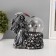 Plasmic ball "Skeleton" gray 21x12.5x23 cm Risalux