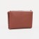 Women's wallet on the button, powder color