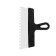 Rolling spatula, 300 mm, tooth 10 mm, stainless steel