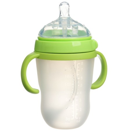 M& B frying bottle, shg Ø70mm, 250 ml., With handles, silicone flask, green color-3