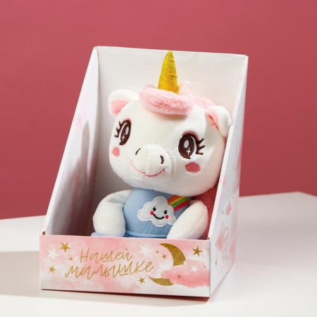 Soft toy "Our baby", Unicorn Mix, 28 cm-3