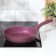 Trendy Style pan, d = 22 cm, plastic handle, anti -stick coating, purple color
