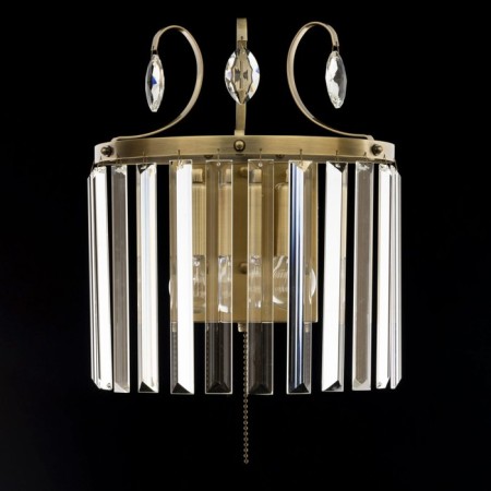 Lamp Citilux "Inga" CL335323, 25x30.5 cm, 2x60W, E14, brown color-7